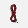 48-inch Taslan Lace Boot Laces in Black/Red