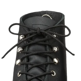 48-inch Taslan Lace Boot Laces in Black Taslan