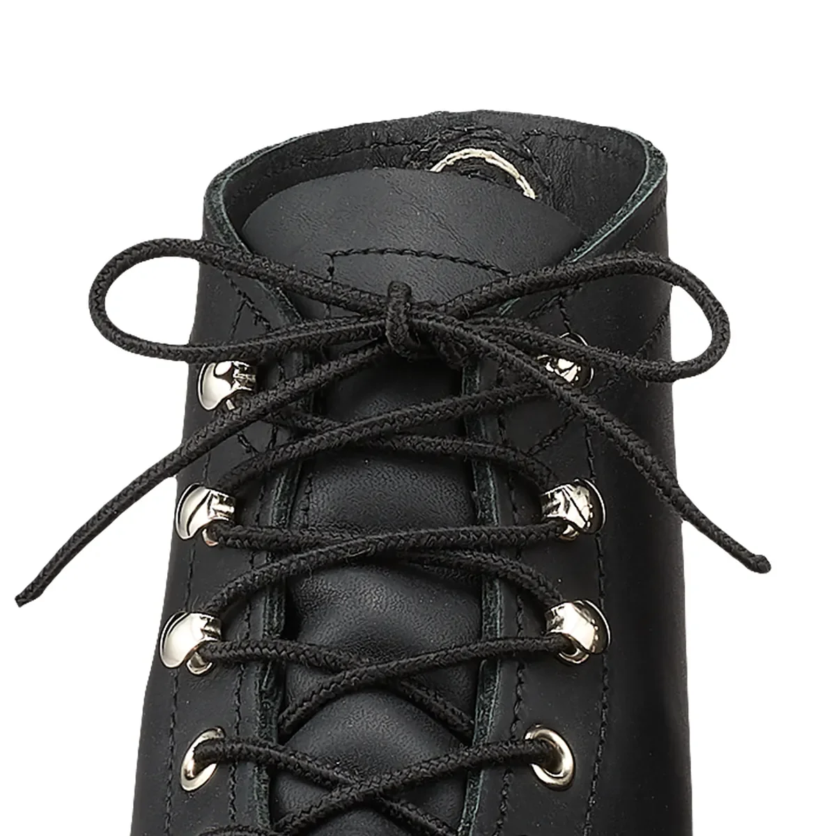48-inch Taslan Lace Boot Laces in Black Taslan