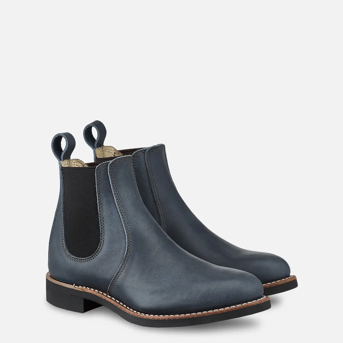 6-inch Chelsea Women's Short Boot in Indigo Legacy Leather