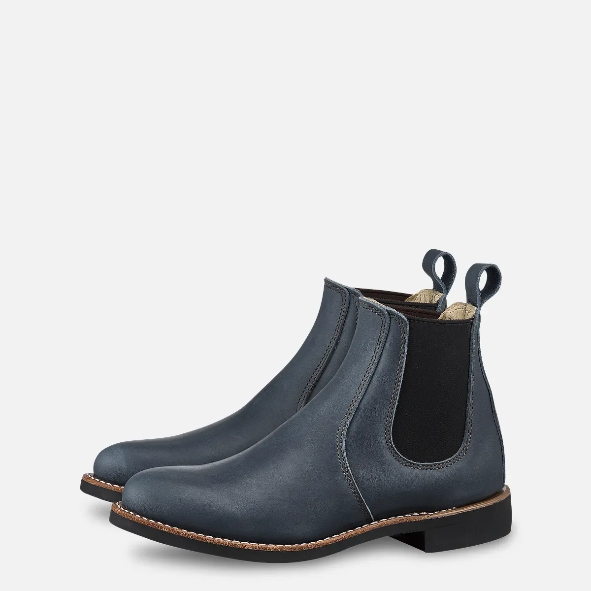 6-inch Chelsea Women's Short Boot in Indigo Legacy Leather