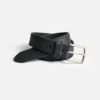 Basic Work Leather Belt Men's Belt in Black Frontenac Leather