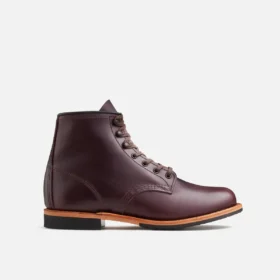 Beckman Men's 6-inch boot in Black Cherry Excalibur Leather