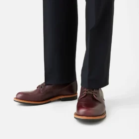 Beckman Men’s 6-inch boot in Black Cherry Excalibur Leather