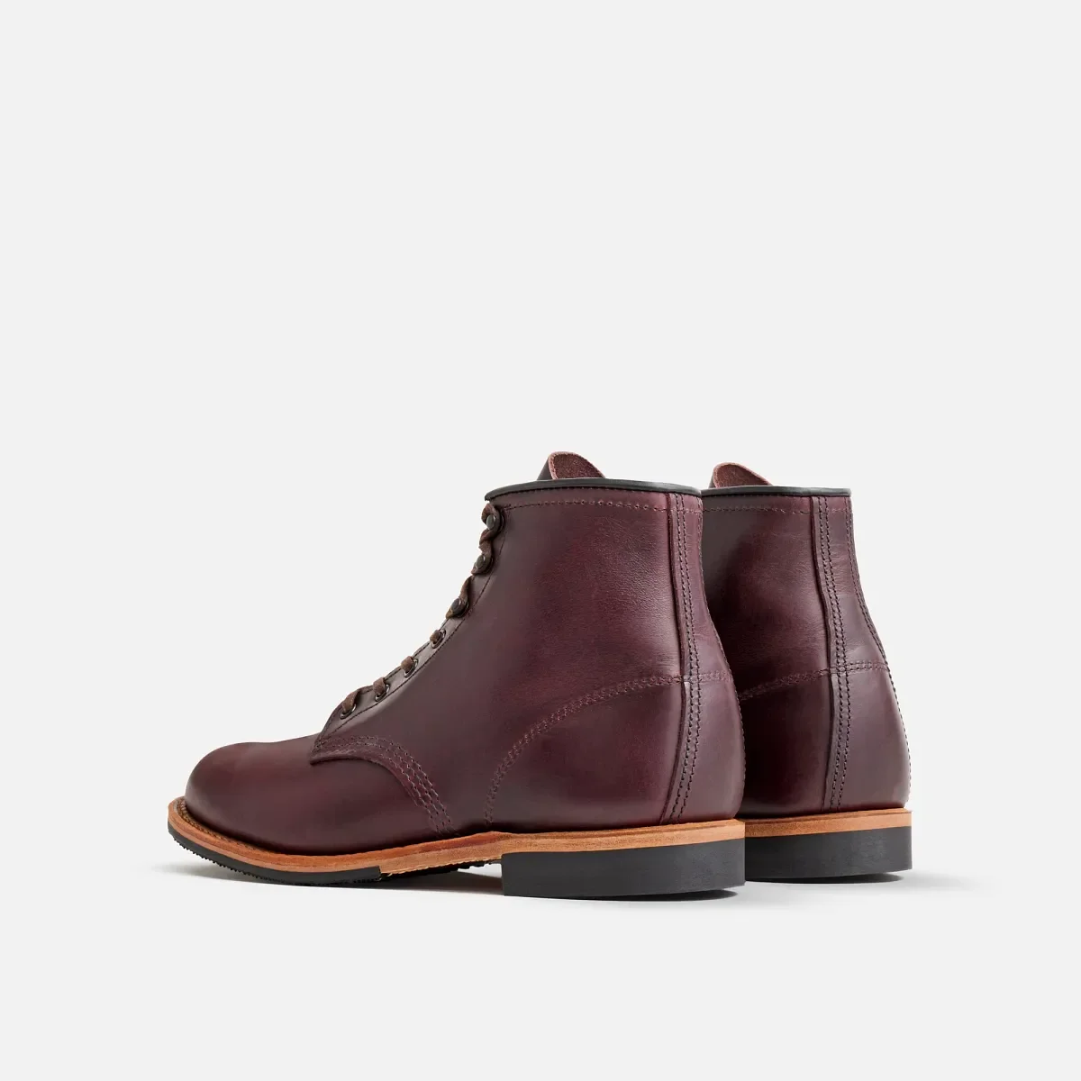 Beckman Men's 6-inch boot in Black Cherry Excalibur Leather