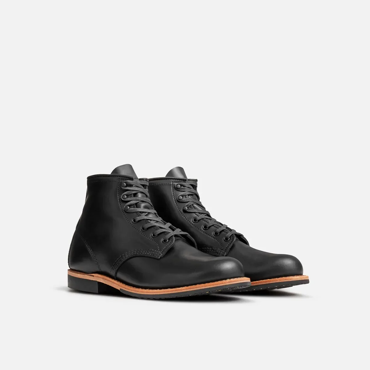 Beckman Men's 6-inch Boot in Black Excalibur Leather