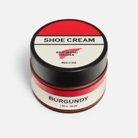 Burgundy Shoe Cream Leather Care Product - Condition