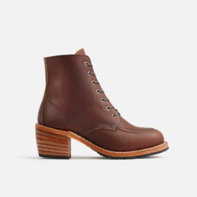 Clara Women's Heeled Boot in Amber Harness Leather