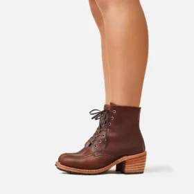 Clara Women’s Heeled Boot in Amber Harness Leather