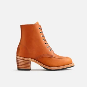 Clara Women's Heeled Boot in Oro Legacy Leather