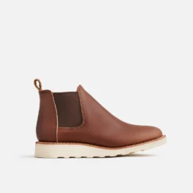 Classic Chelsea Women's Short Boot in Amber Harness Leather