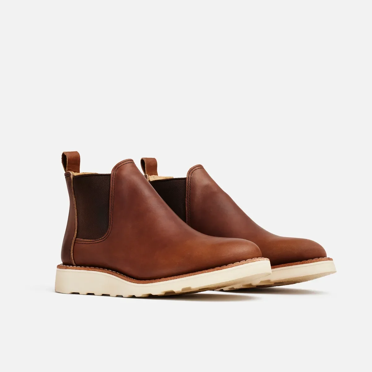 Classic Chelsea Women's Short Boot in Amber Harness Leather