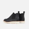 Classic Chelsea Women's Short Boot in Black Boundary Leather