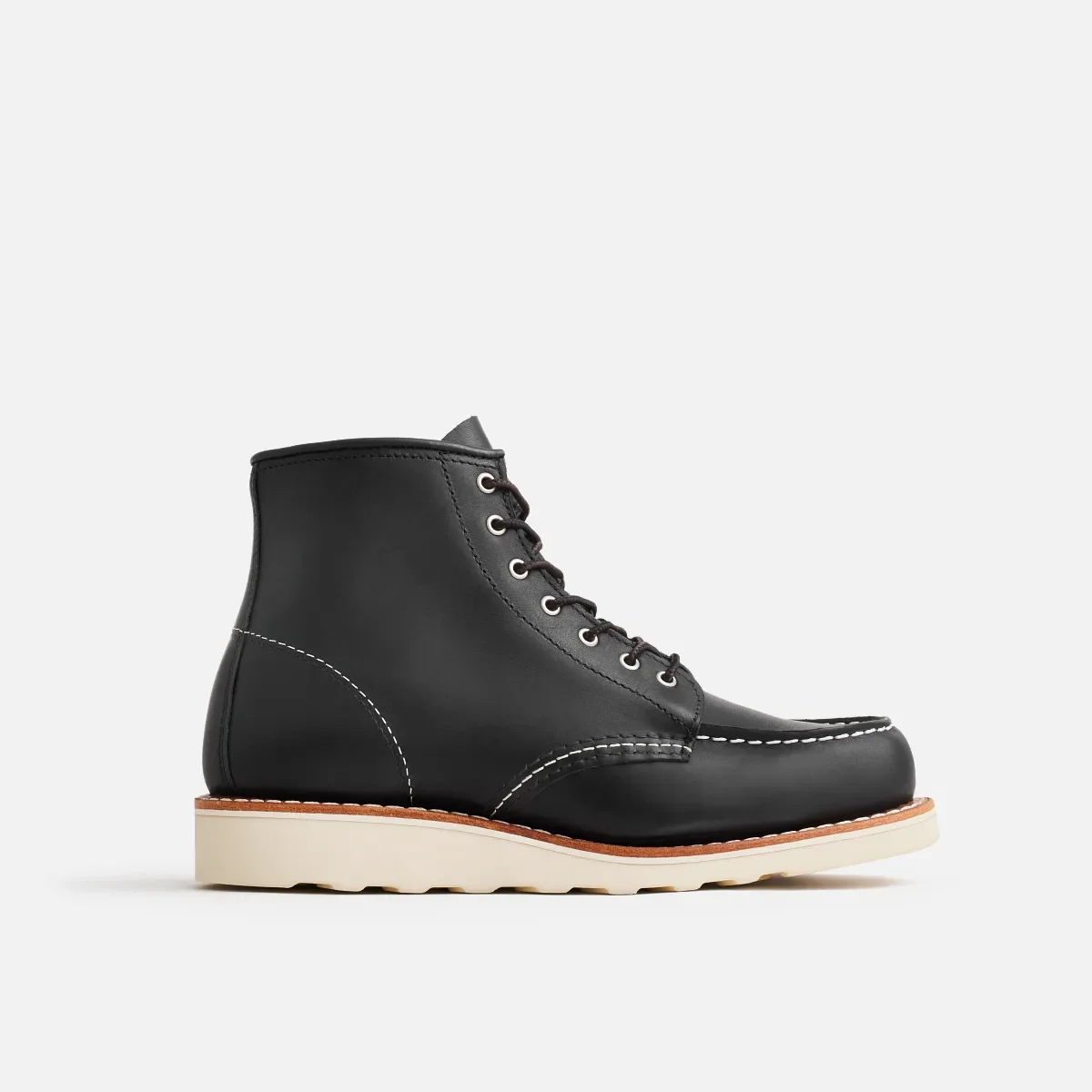 Classic Moc® Women's Short Boot in Black Boundary Leather