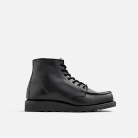 Classic Moc® Women's Short Boot in Black Boundary Leather