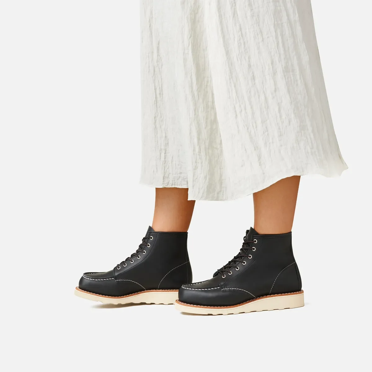 Classic Moc® Women's Short Boot in Black Boundary Leather