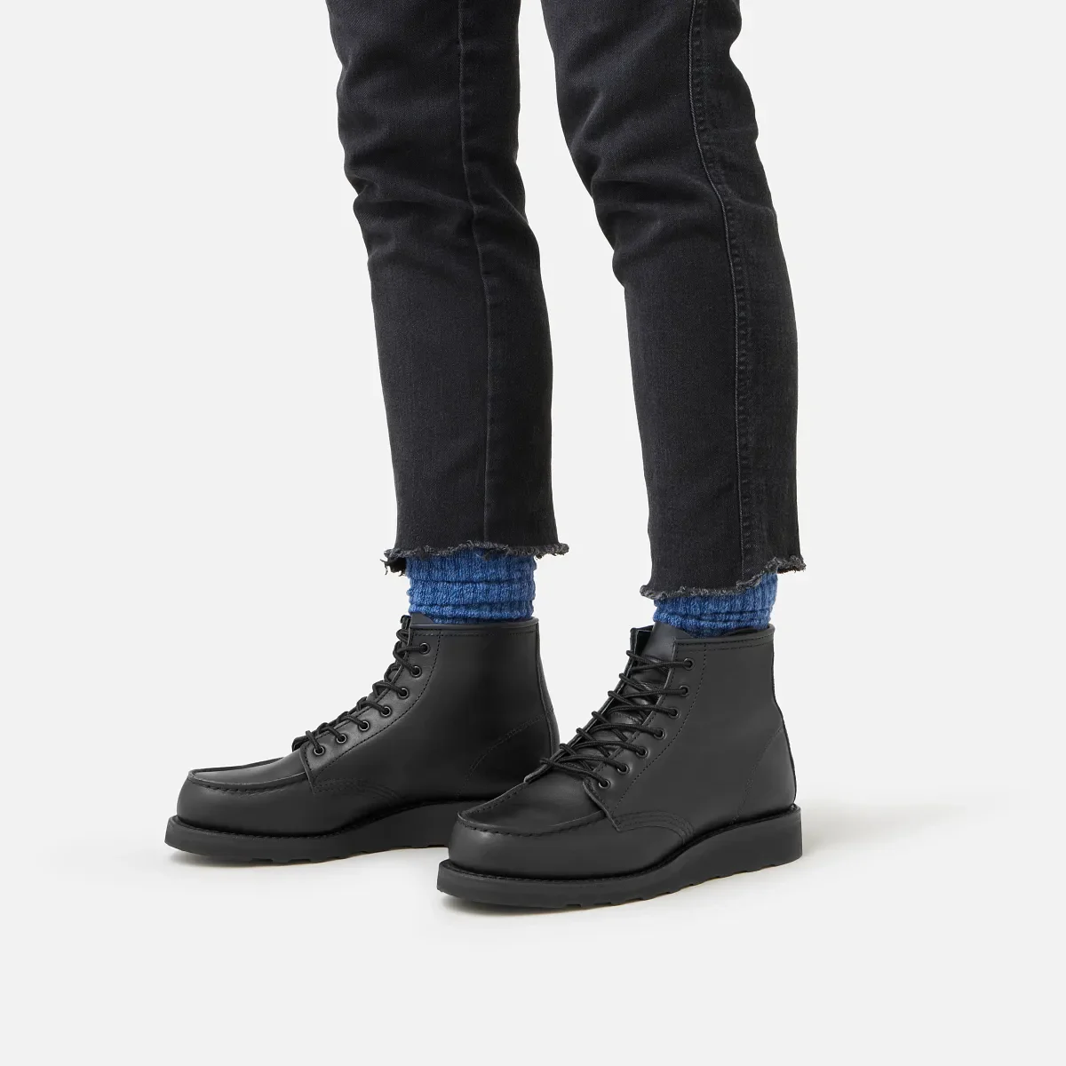 Classic Moc® Women's Short Boot in Black Boundary Leather