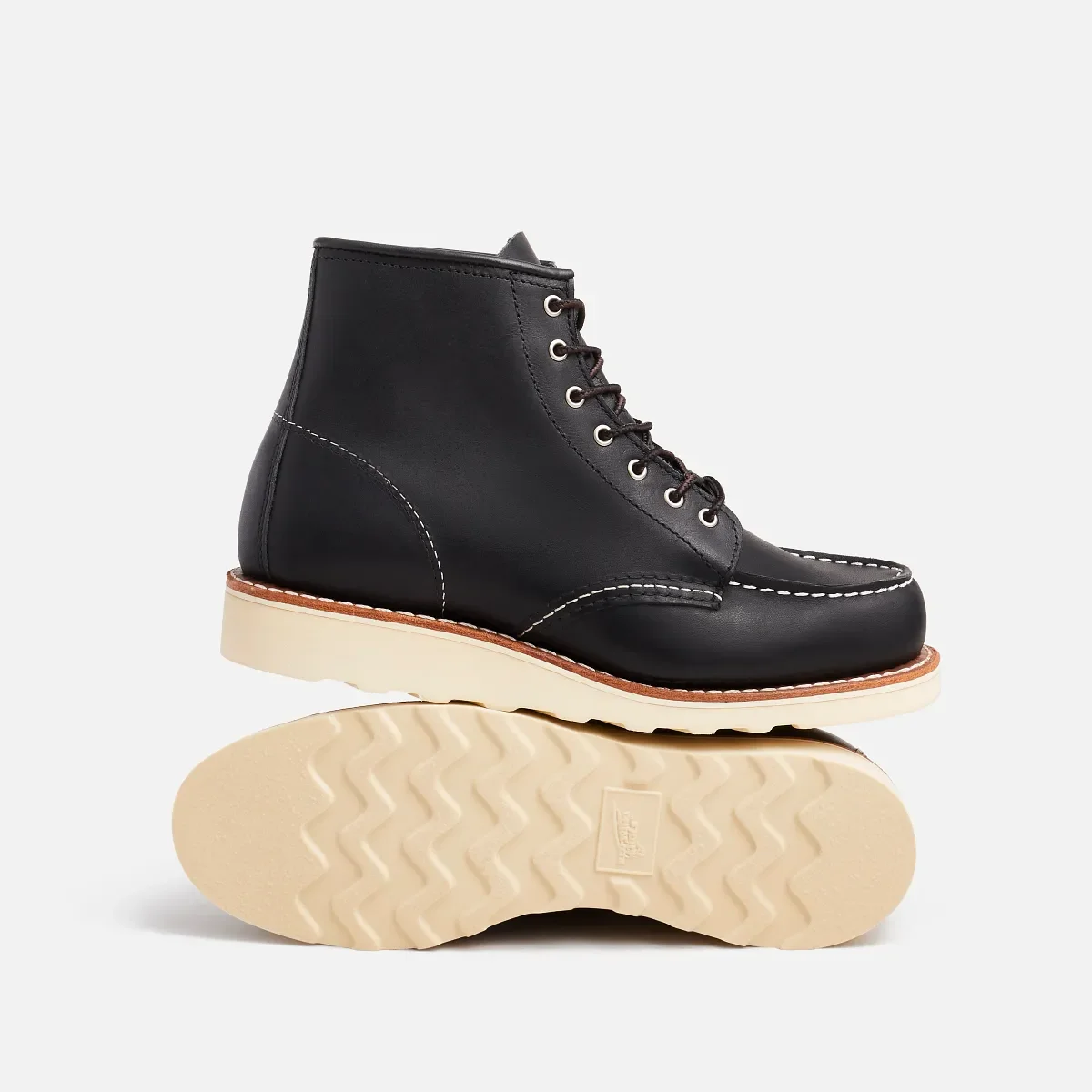 Classic Moc® Women's Short Boot in Black Boundary Leather