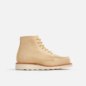 Classic Moc® Women's Short Boot in Cream Abilene Leather