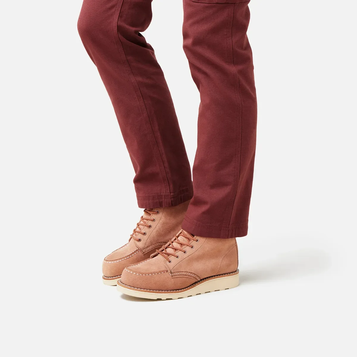 Classic Moc® Women's Short Boot in Dusty Rose Abilene Leather