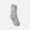 Cotton Blend Ragg Crew Unisex Cotton Blend Ragg Crew Socks in Navy/White Cotton Blend