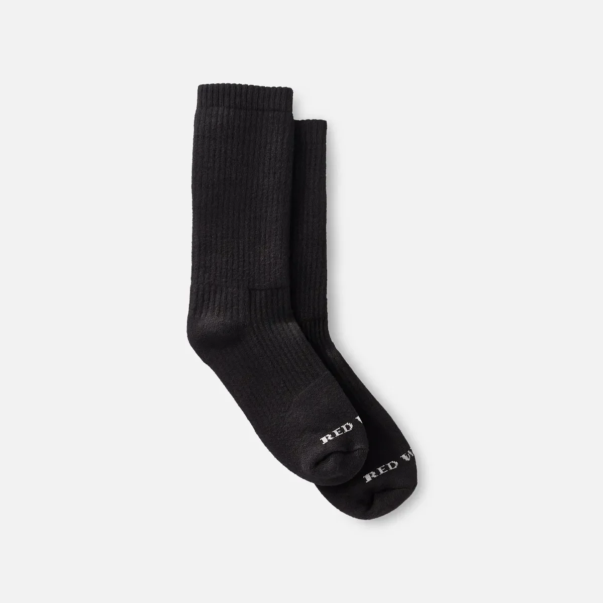 Cushion Crew Socks Unisex Cushion Crew Socks in Black Cotton Blend