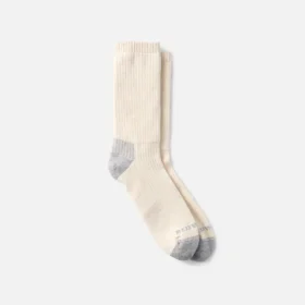 Cushion Crew Socks Unisex Cushion Crew Socks in Cream