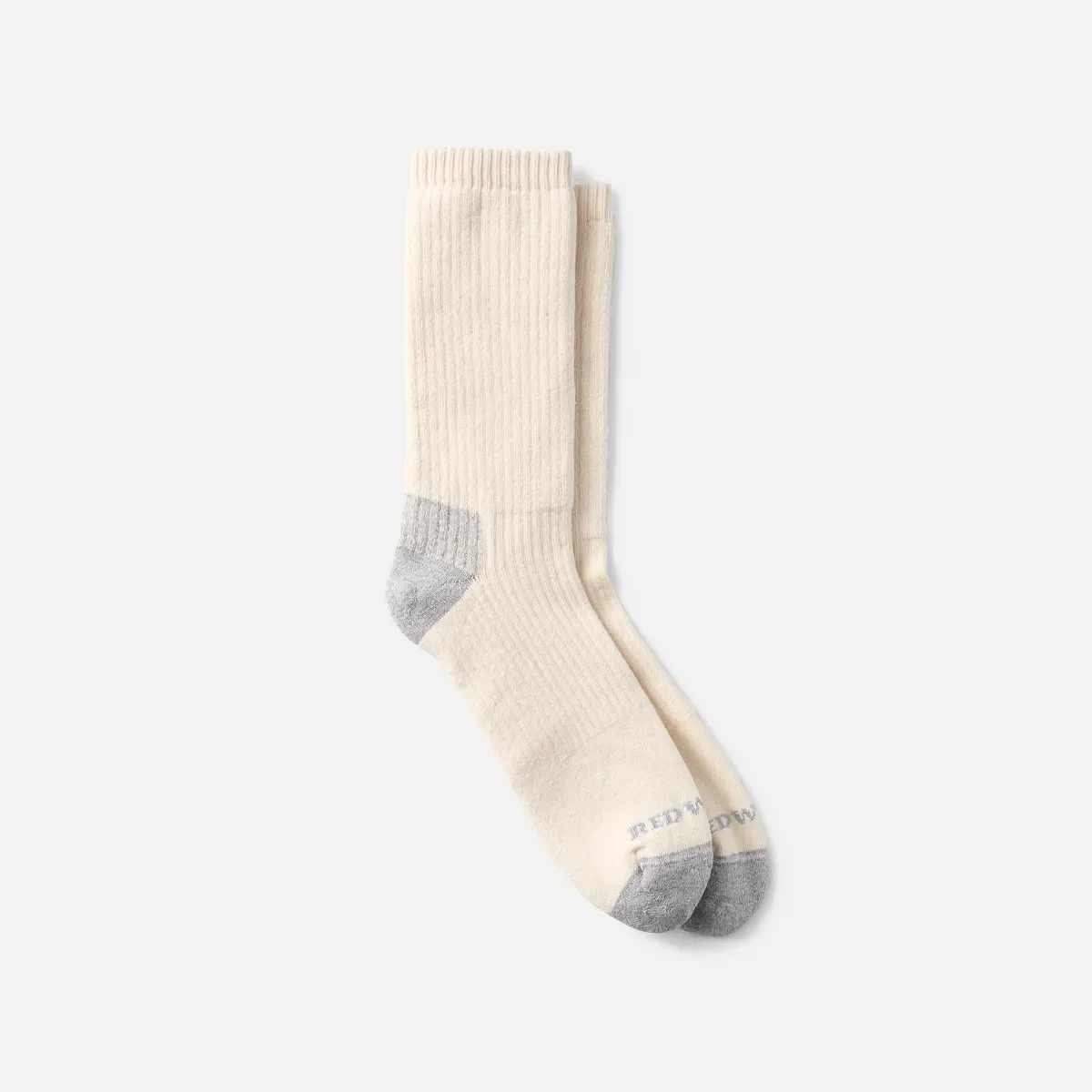 Cushion Crew Socks Unisex Cushion Crew Socks in Cream