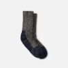 Deep Toe-Capped Crew Socks Unisex Deep Toe-Capped Crew Sock in Navy