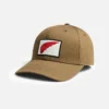 Embroidered Logo Hat Unisex Embroidered Logo Hat in Brown