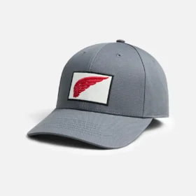 Embroidered Logo Hat Unisex Embroidered Logo Hat in Gray