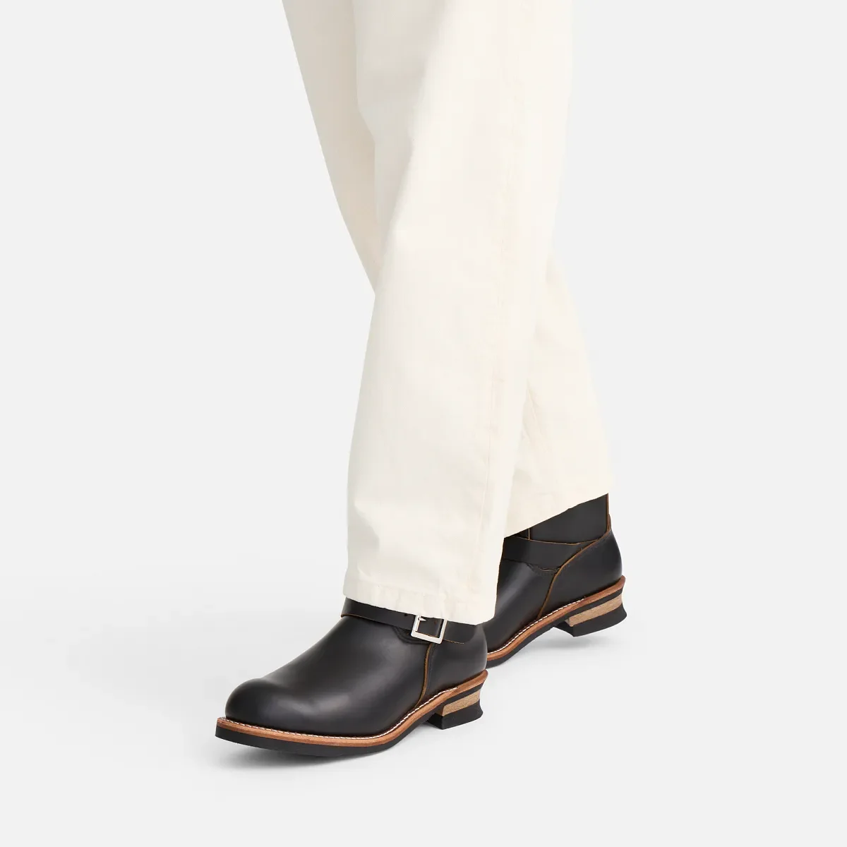 Engineer Men's Engineer in Black Klondike Leather