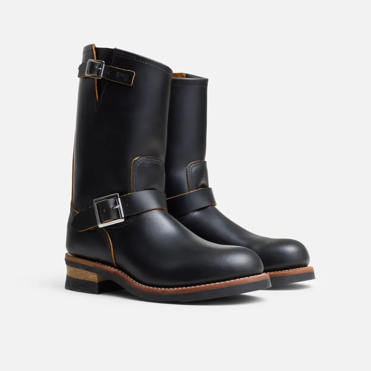 Engineer Men's Engineer in Black Klondike Leather