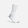 Everyday Work Medium Weight Crew Unisex Cotton Blend Crew Sock in White