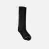 Everyday Work Medium Weight Over-the-Calf Unisex Cotton Blend Over-the-Calf Sock in Black