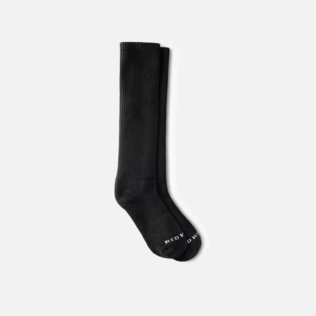 Everyday Work Medium Weight Over-the-Calf Unisex Cotton Blend Over-the-Calf Sock in Black