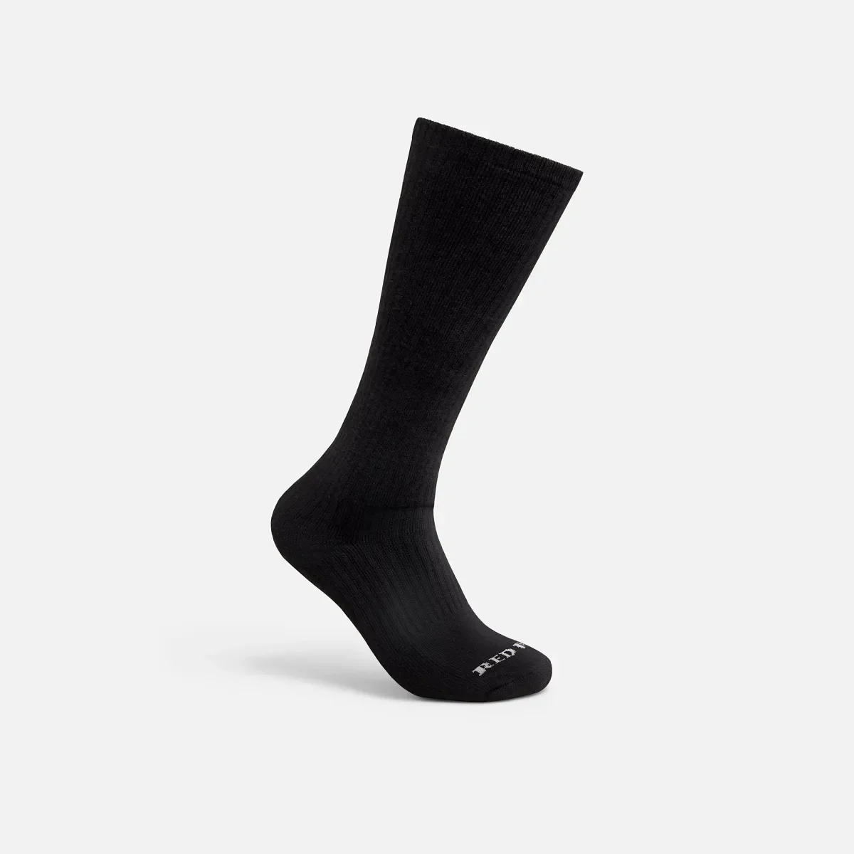 Everyday Work Medium Weight Over-the-Calf Unisex Cotton Blend Over-the-Calf Sock in Black