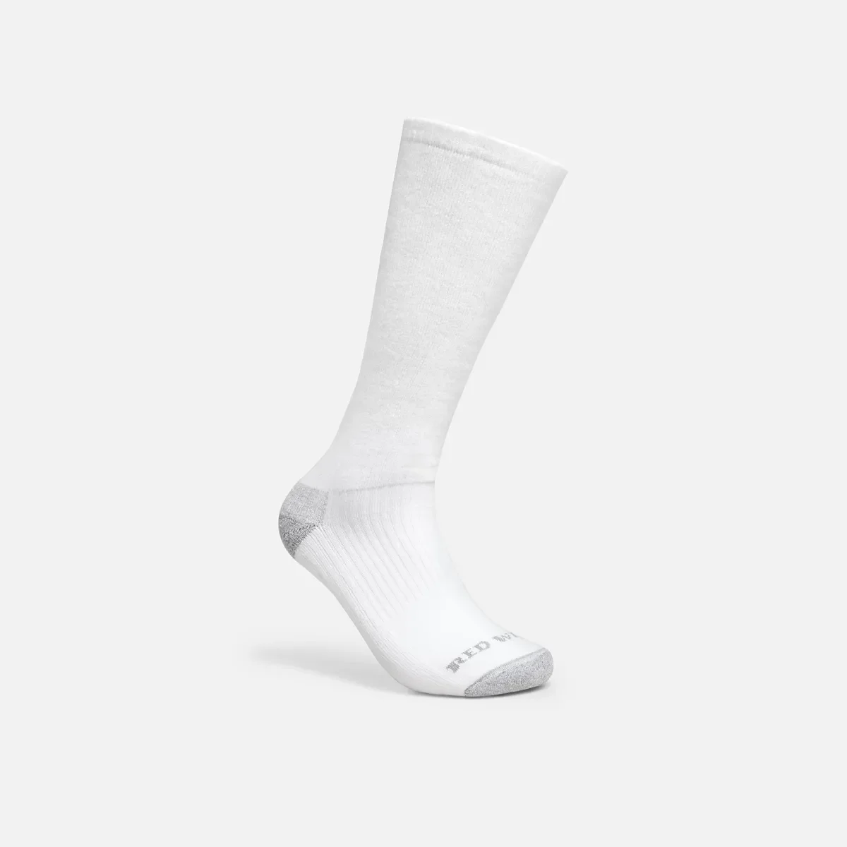 Everyday Work Medium Weight Over-the-Calf Unisex Cotton Blend Over-the-Calf Sock in White