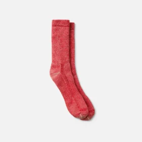 Full Crew Socks Unisex Full Crew Socks in Scarlet