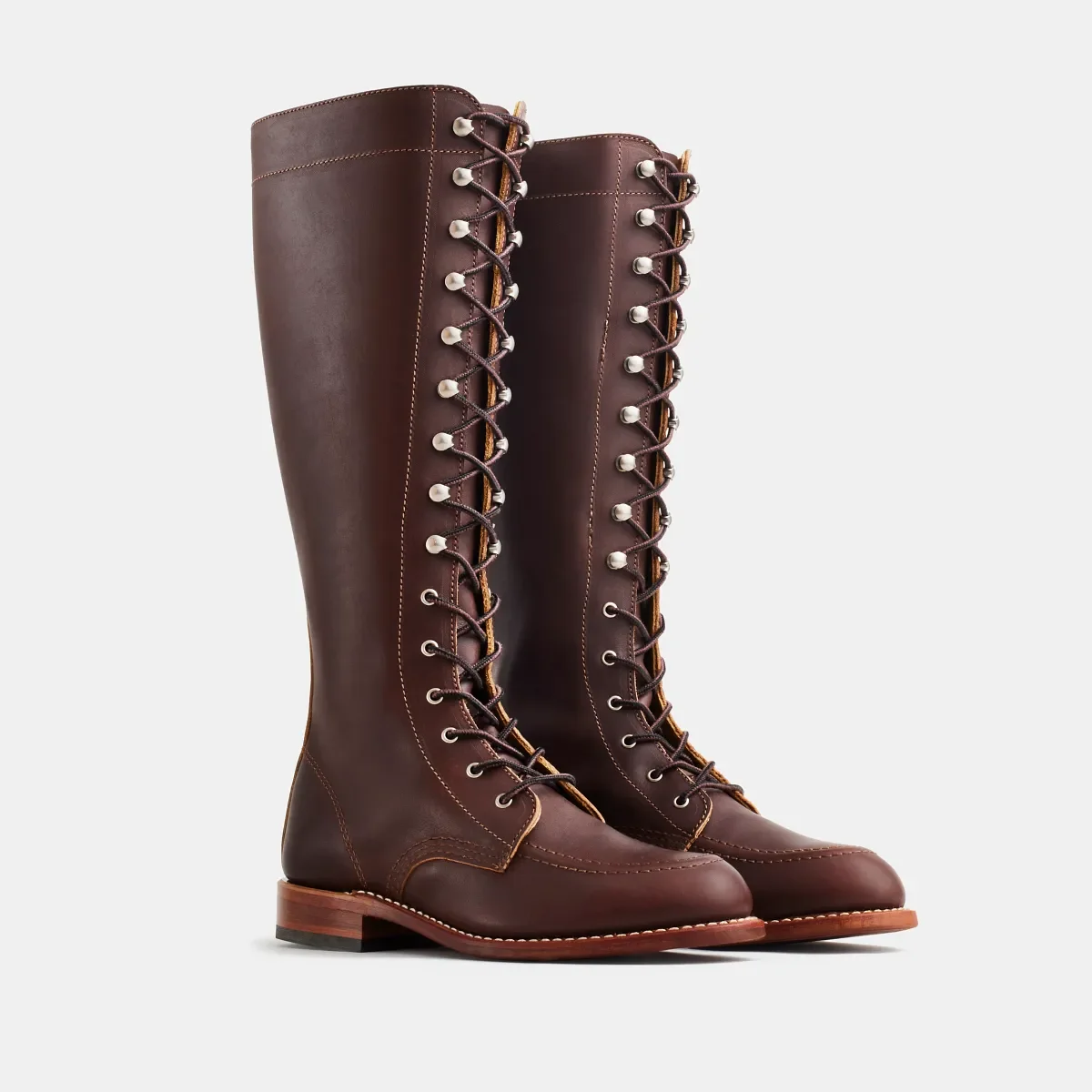 Gloria Women's Tall Boot in Mahogany Oro-iginal Leather