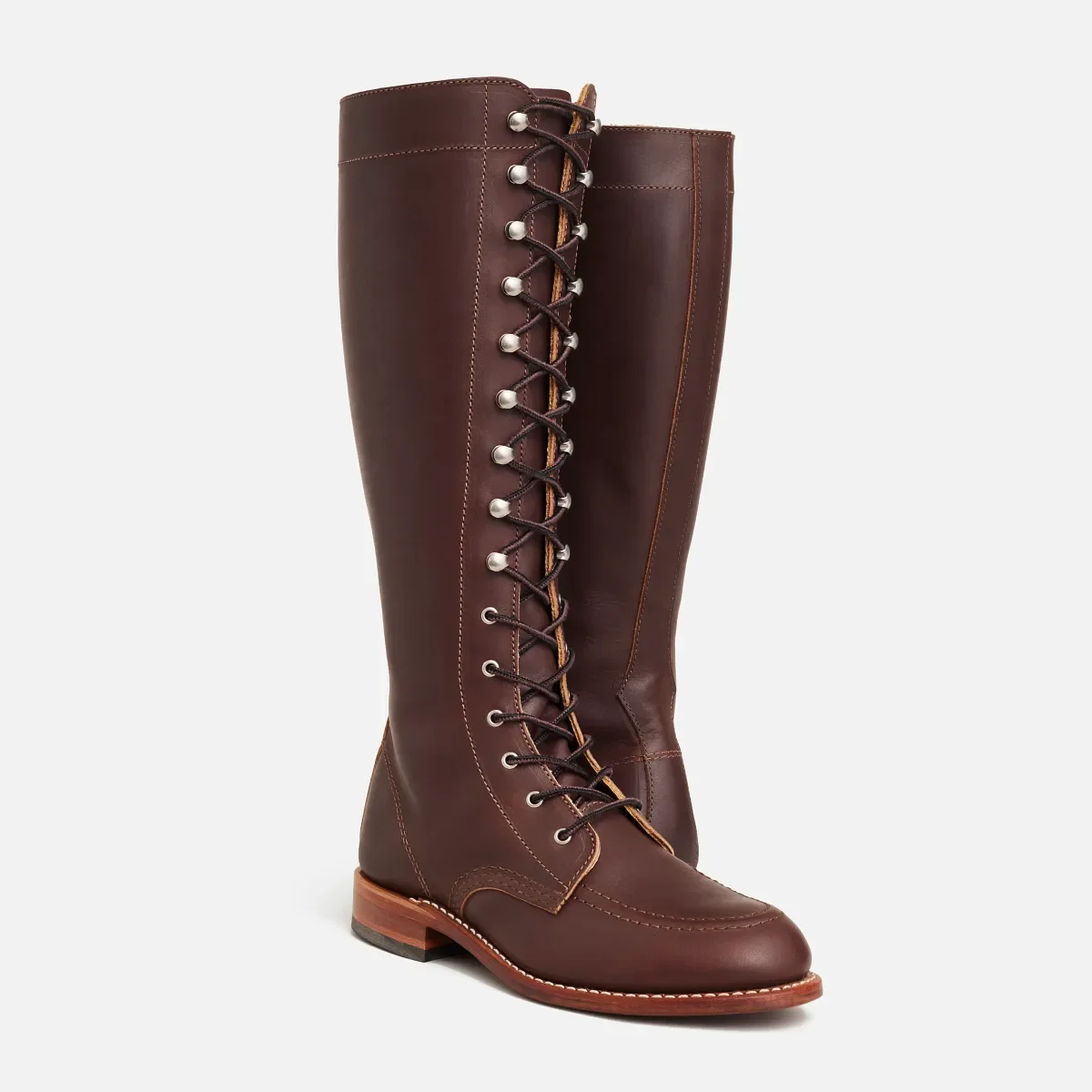 Gloria Women's Tall Boot in Mahogany Oro-iginal Leather