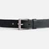 Heavy Duty Work Leather Belt Men's Leather Belt in Black