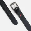 Heavy Duty Work Leather Belt Men's Leather Belt in Black