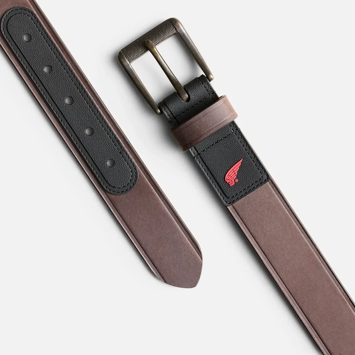 Heavy Duty Work Leather Belt Men's Leather Belt in Brown