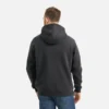 Hoodie with Sleeve Print Men's Hoodie in Black