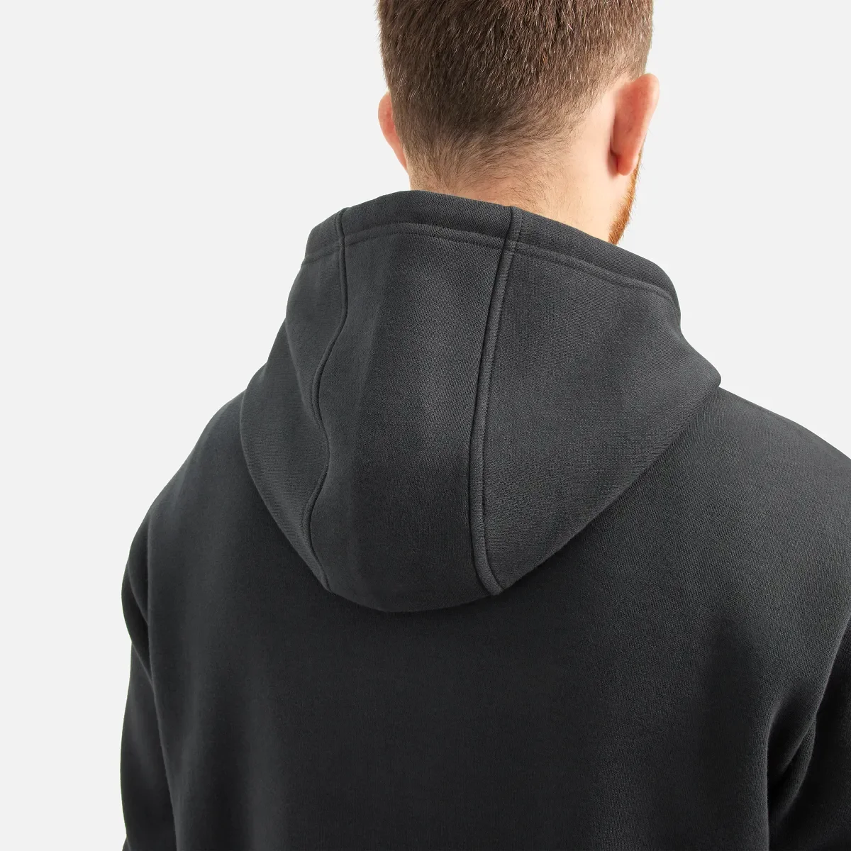 Hoodie with Sleeve Print Men's Hoodie in Black