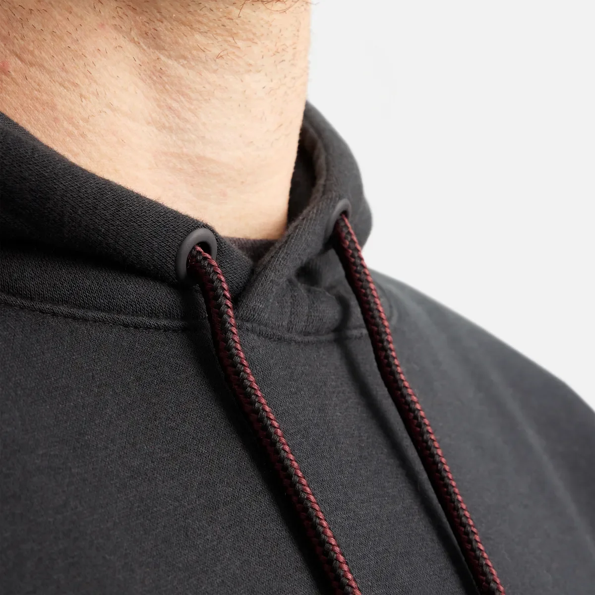 Hoodie with Sleeve Print Men's Hoodie in Black