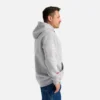 Hoodie with Sleeve Print Men's Hoodie in Light Heather Gray
