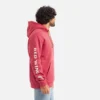 Hoodie with Sleeve Print Men's Hoodie in Red