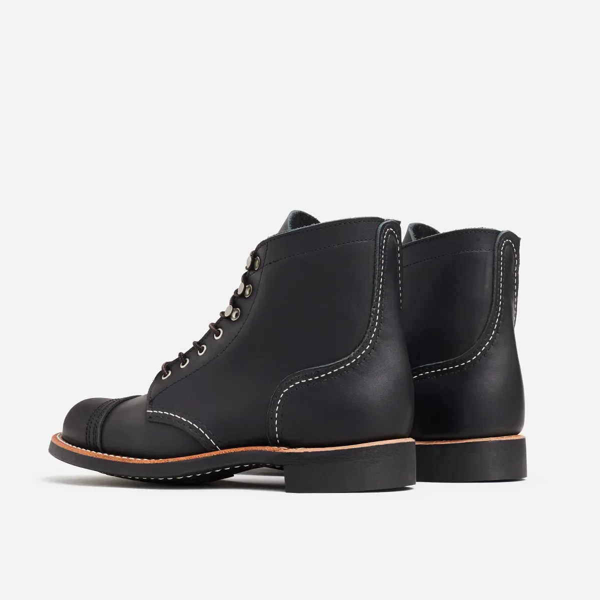 Iron Ranger® Women's Short Boot in Black Boundary Leather